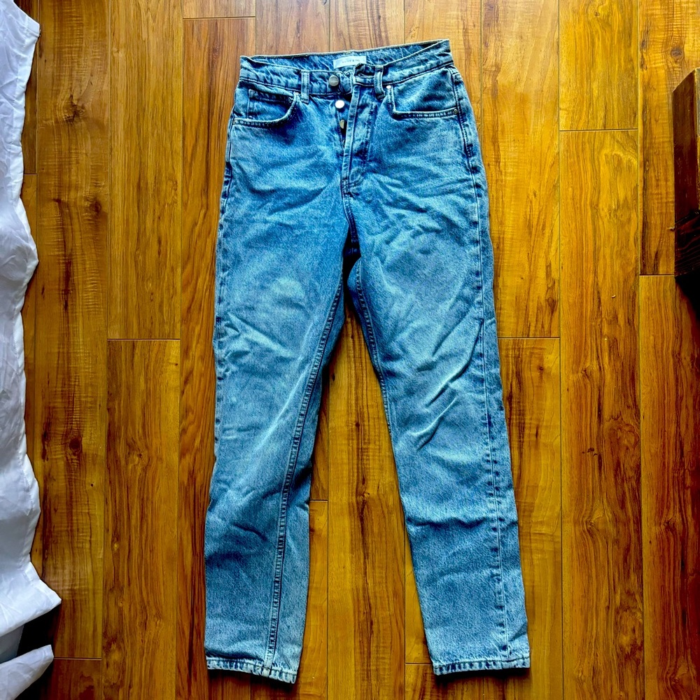 Anine Bing size 25 straight leg jeans